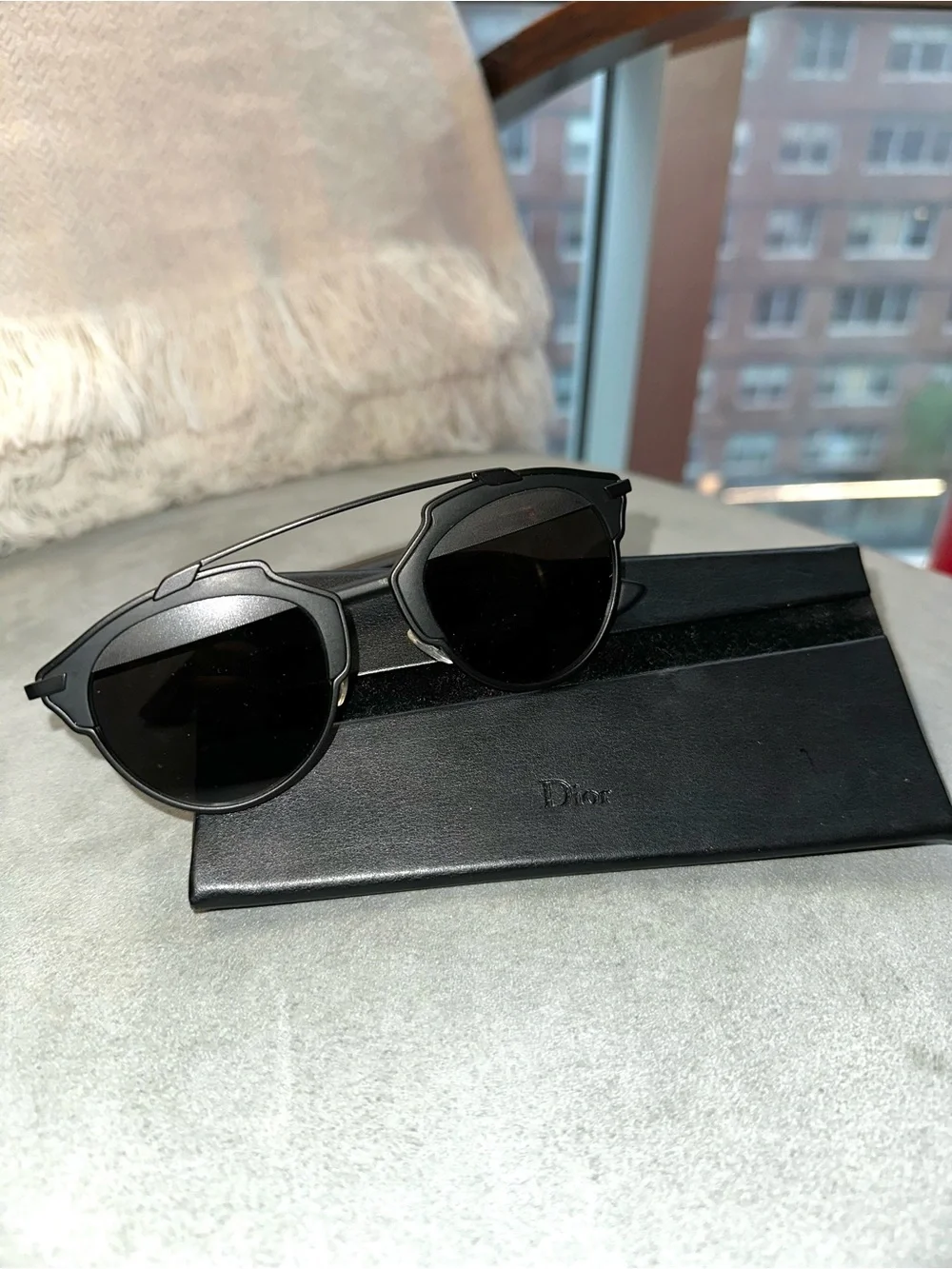 Authentic Christian Dior SoReal Matte Black Sunglasses